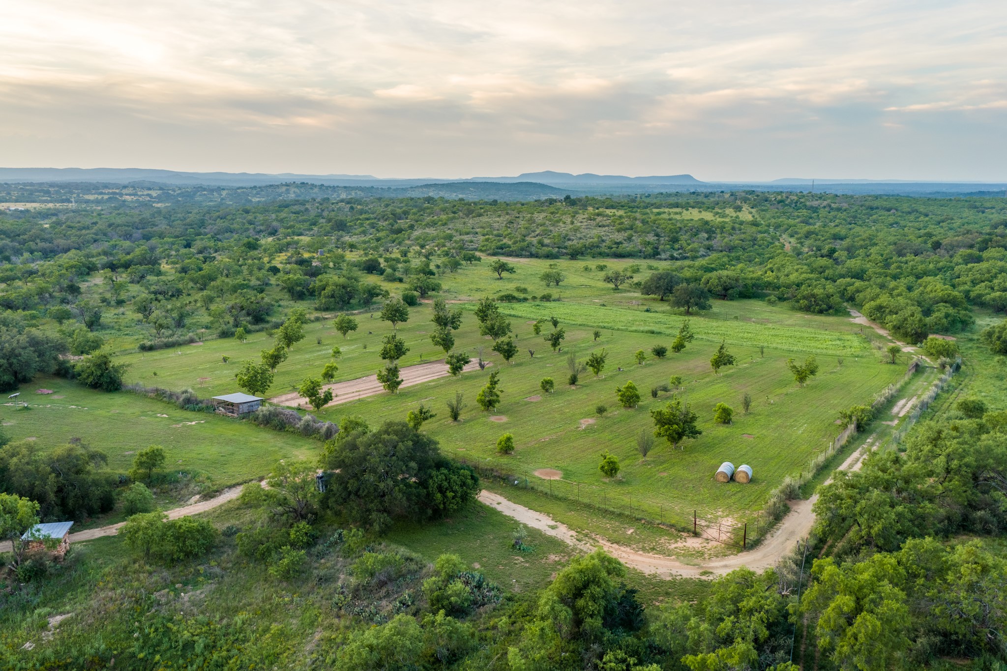 3724 Ranch Road 3347 Round Mountain, TX 78663 - Photo 38 of 40 a view of a green field with lots of green space