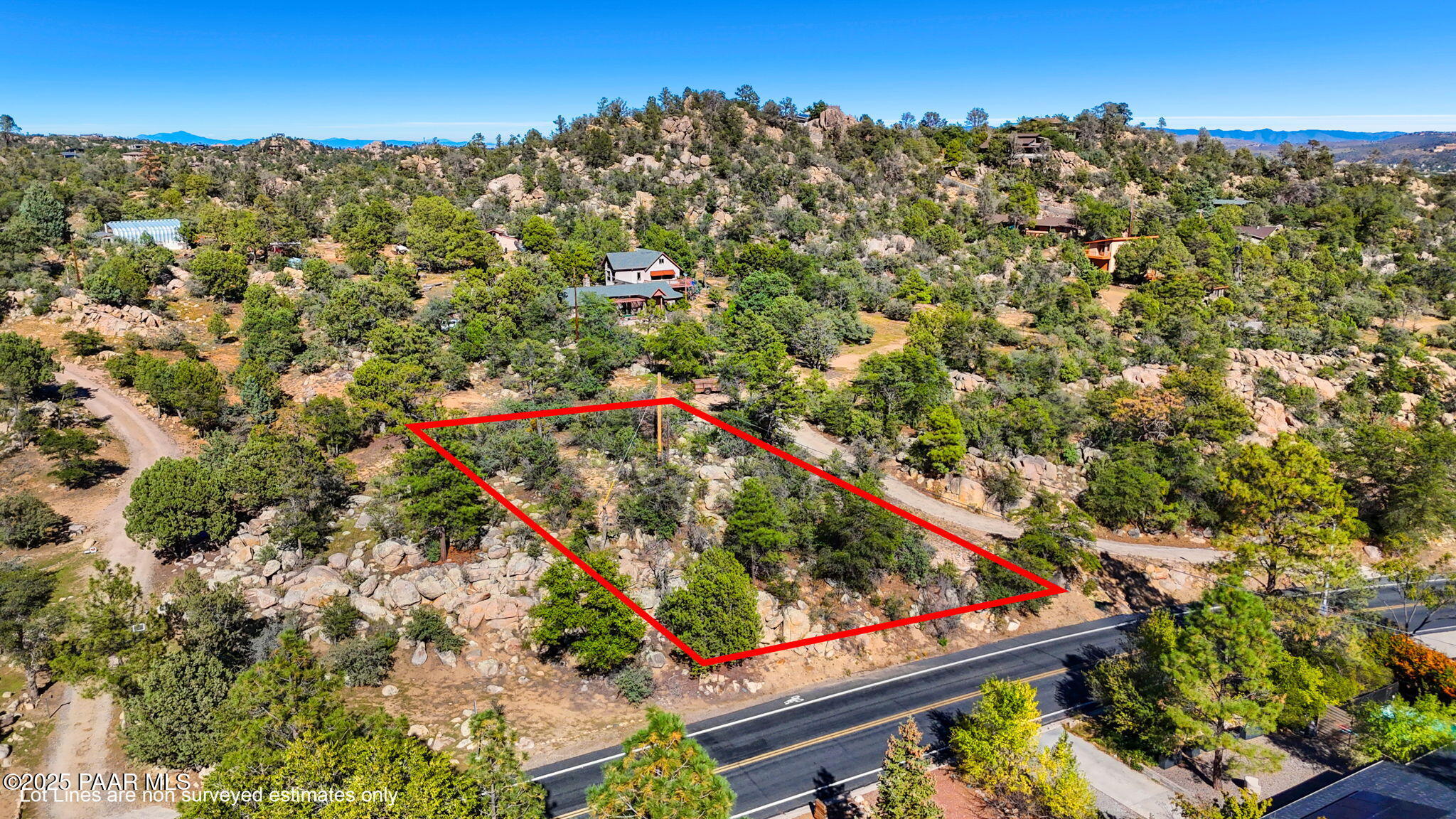 1828 Thumb Butte Road Prescott, AZ 86305 - Photo 6 of 16 an aerial view of a houses