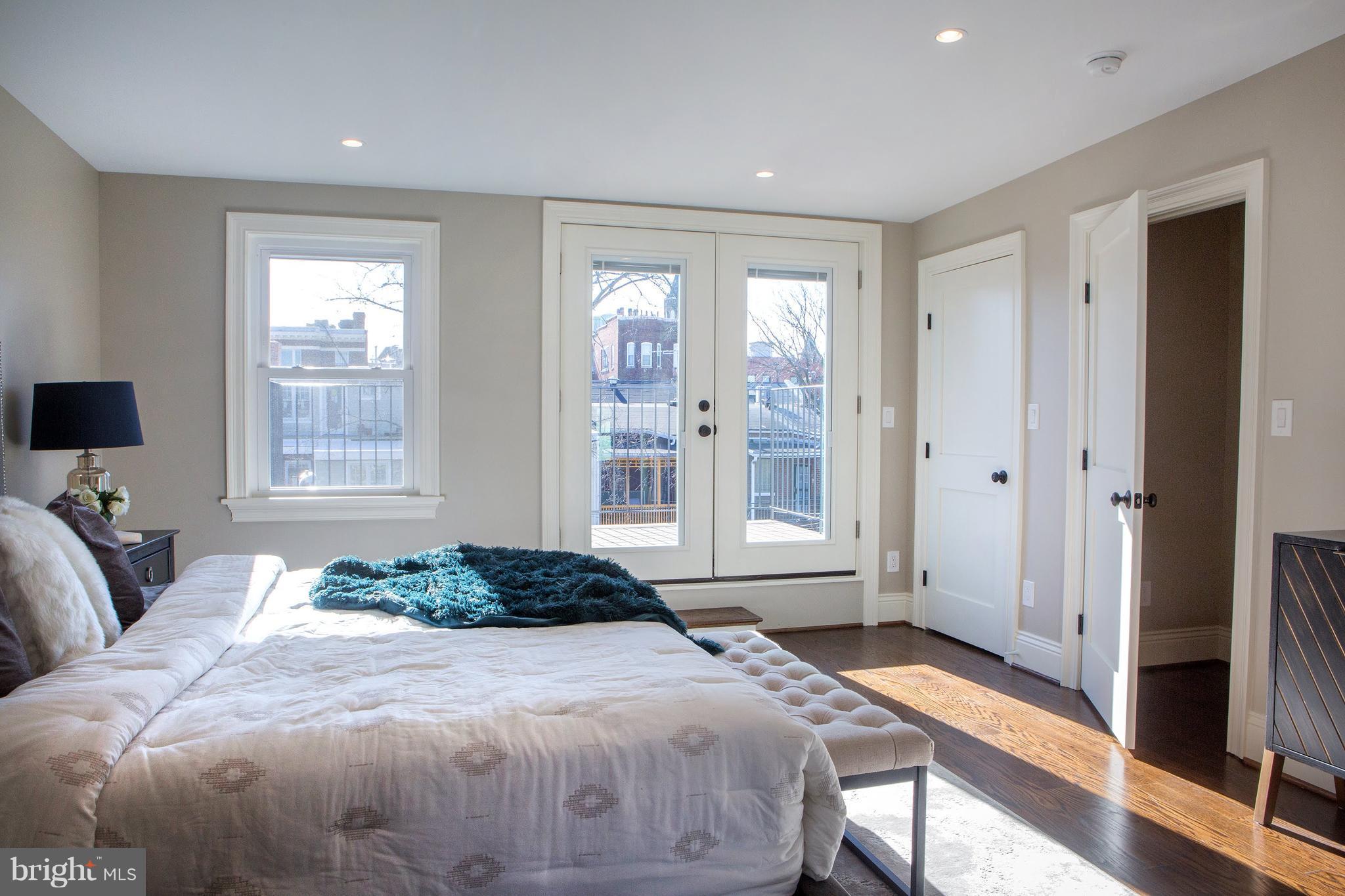 619 Lexington Place Northeast Washington, DC 20002 - Photo 16 of 29 LIGHT-FILLED MASTER BR W/ ROOF DECK!