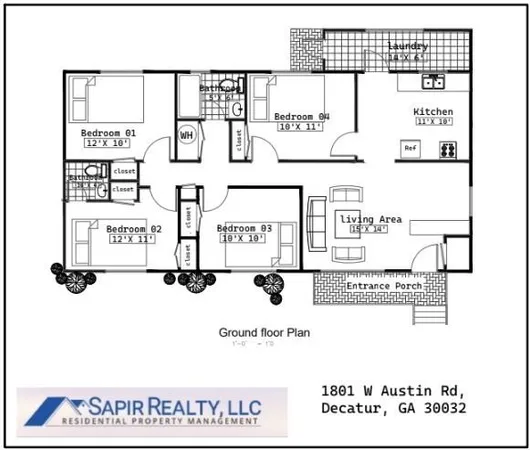 $1,550 | 1801 West Austin Road, Decatur, GA 30032