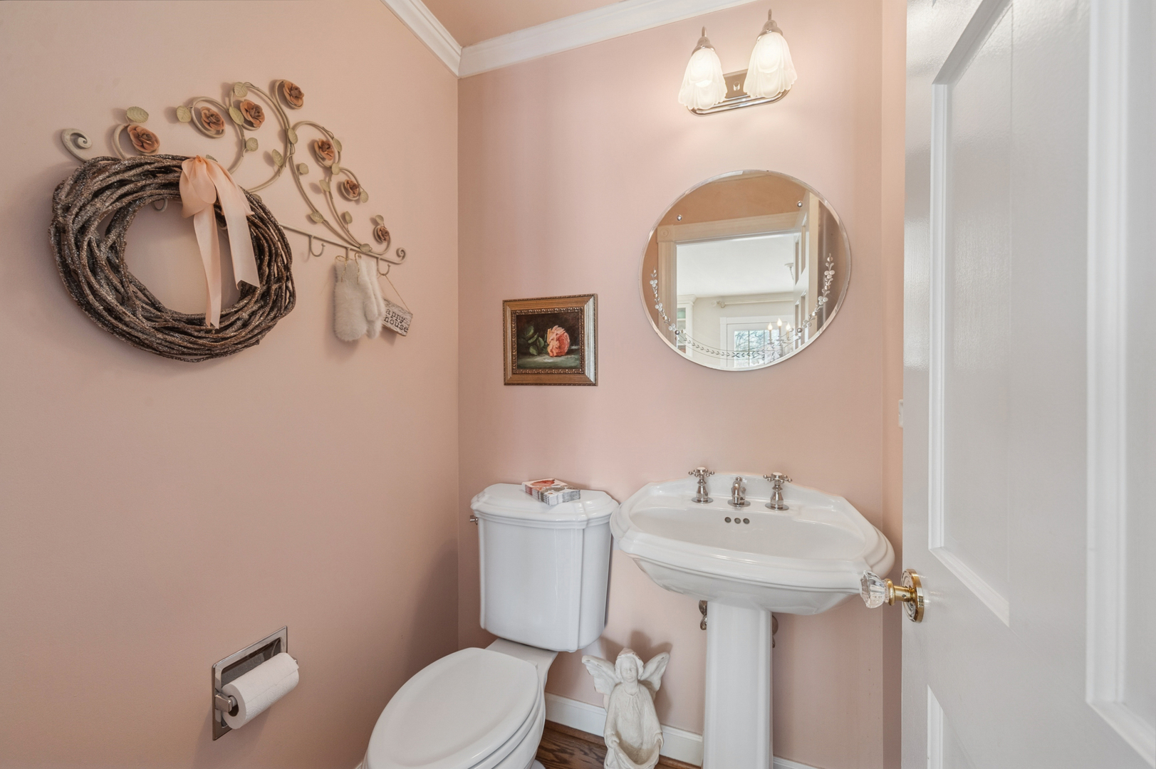 706 Cherry Court Itasca, IL 60143 - Photo 22 of 43 a bathroom with a toilet and a sink