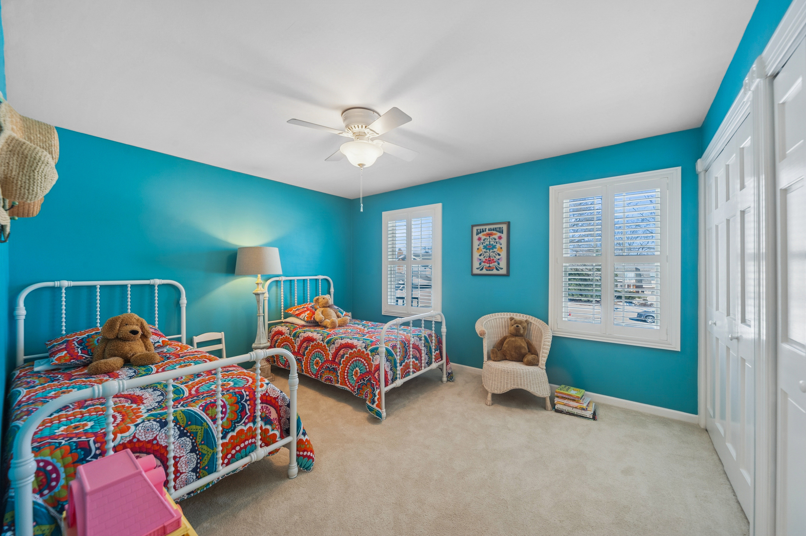 706 Cherry Court Itasca, IL 60143 - Photo 30 of 43 a bedroom with two beds and a window