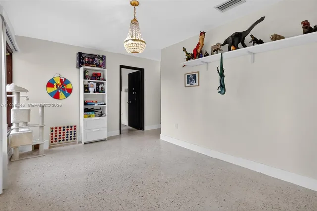 a very nice looking room with a large window