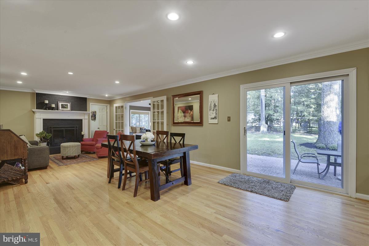 Dining Area and Slider to Patio