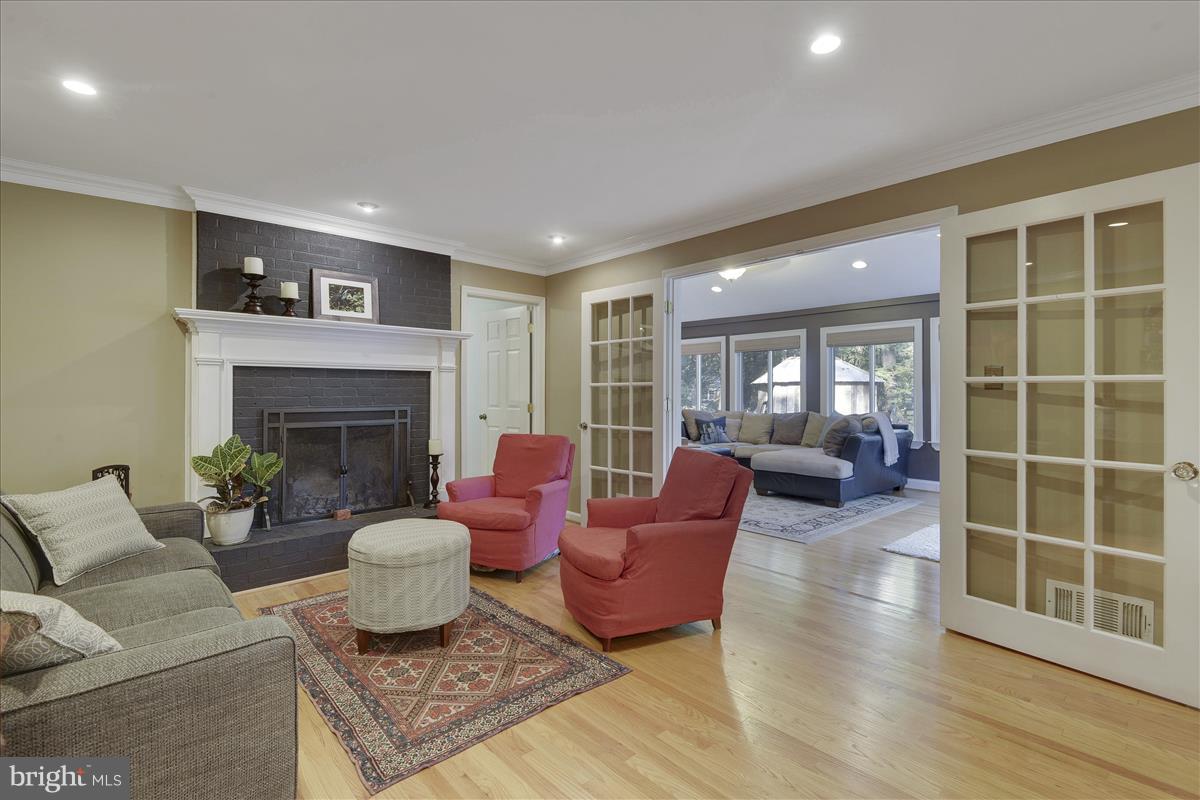 Sitting Area with Fireplace
