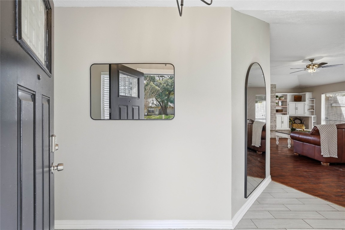 4506 Pineville Lane Spring, TX 77388 - Photo 8 of 36 Entry hall with stylish doorway details