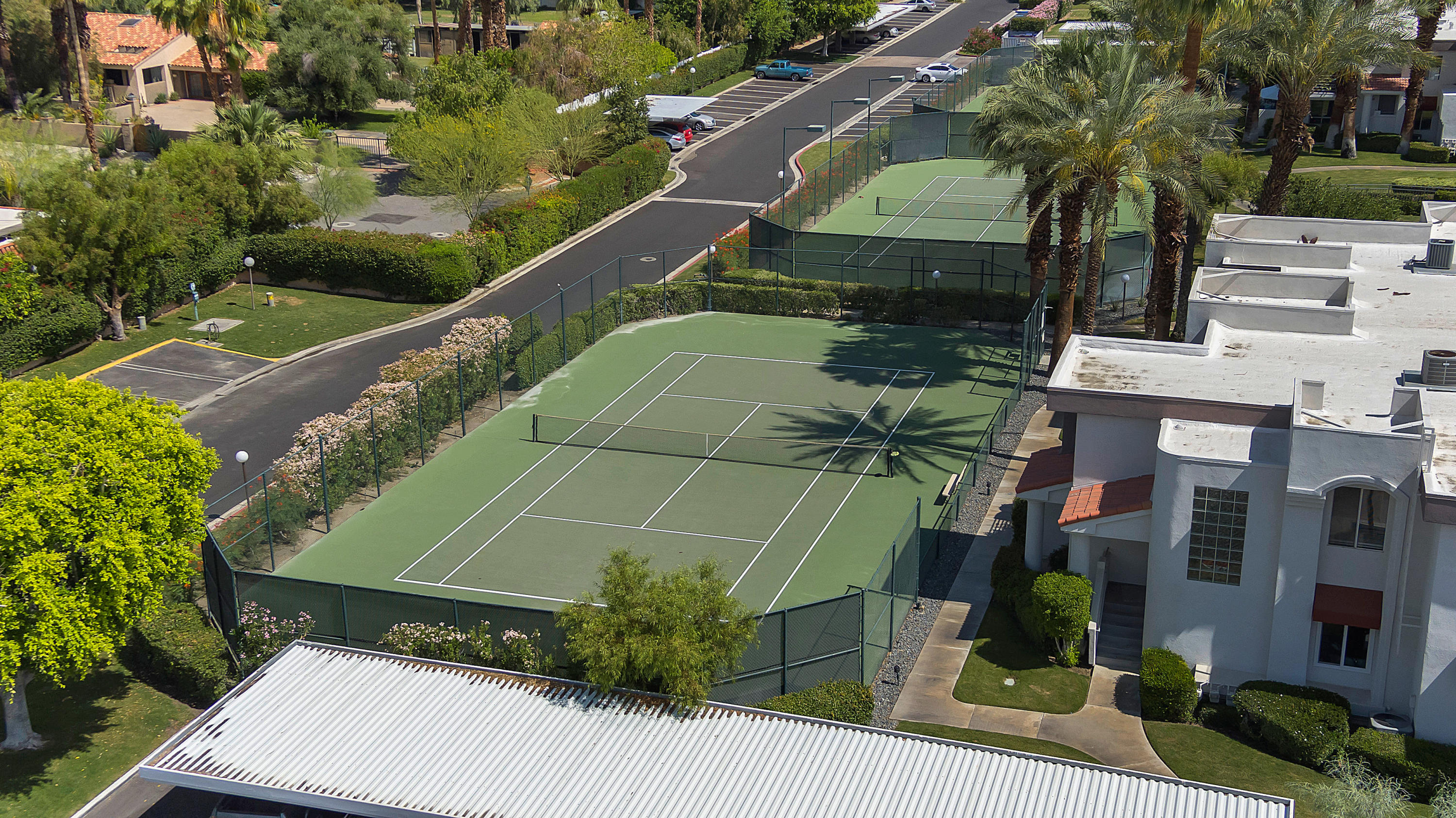 401 El Cielo Road, Unit 84 Palm Springs, CA 92262 - Photo 5 of 7 an aerial view of a house
