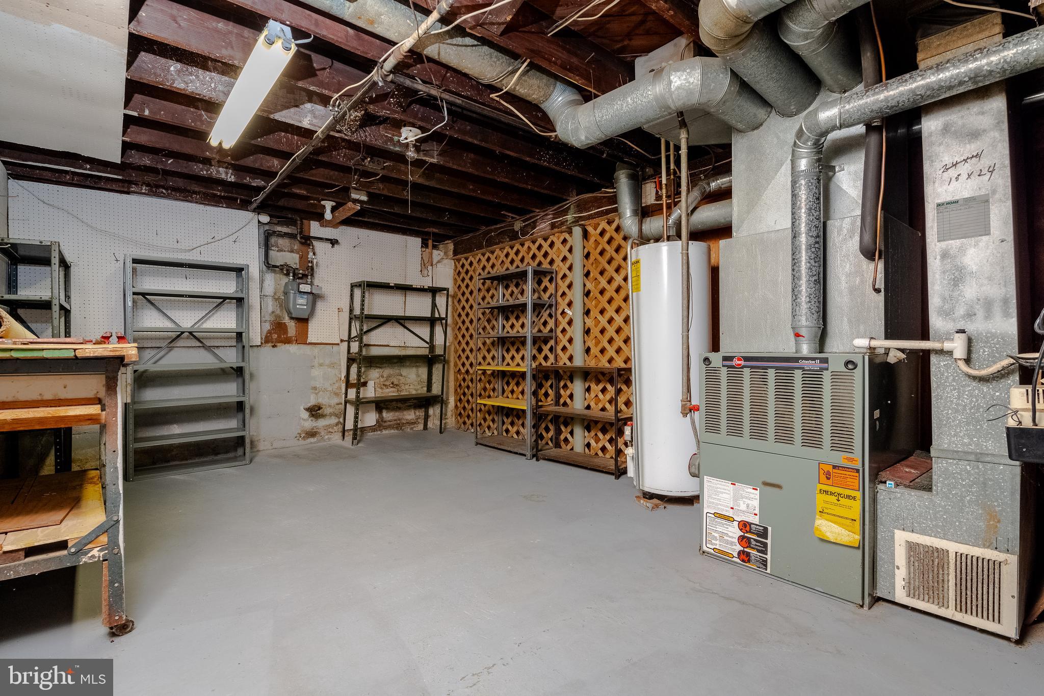 3202 Whiteway Road Sparrows Point, MD 21219 - Photo 28 of 45 Lower level utility room/ workshop