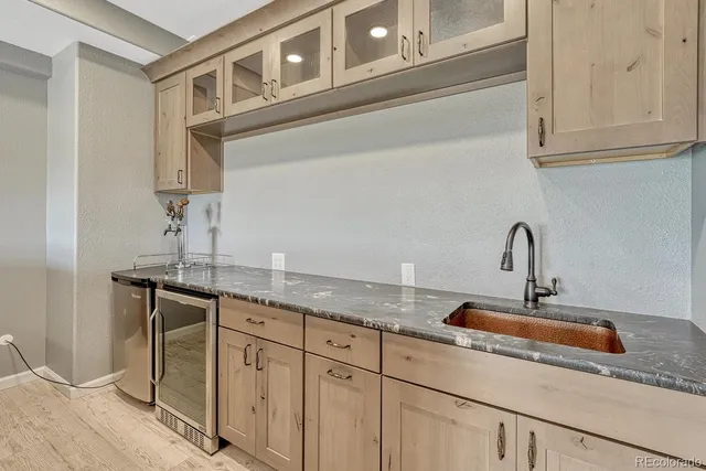a view of a yard with potted plants