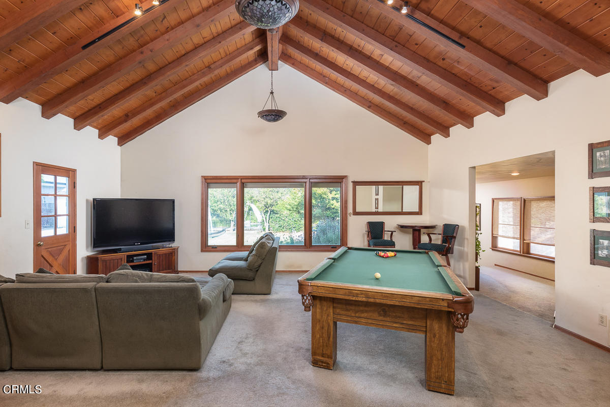 424 North Old Ranch Road Arcadia, CA 91007 - Photo 19 of 54 a living room with furniture and a flat screen tv