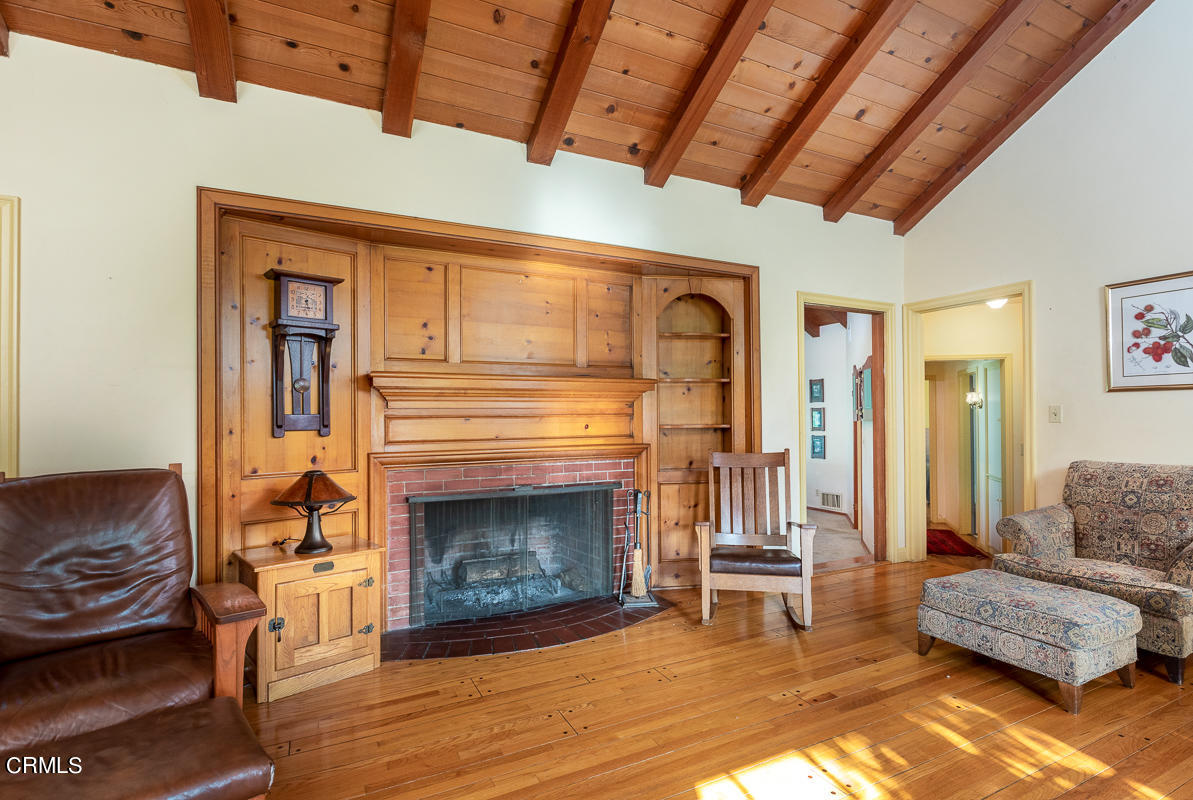 424 North Old Ranch Road Arcadia, CA 91007 - Photo 9 of 54 a living room with furniture and a fireplace