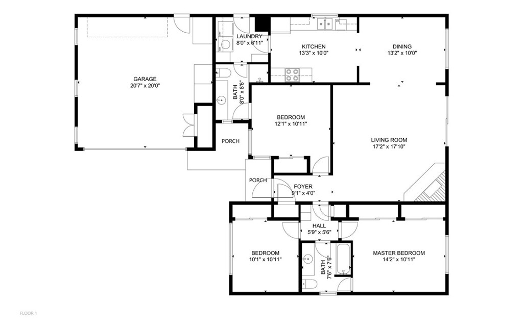 3541 Marna Avenue Long Beach, CA 90808 - Photo 30 of 30 Floorplan