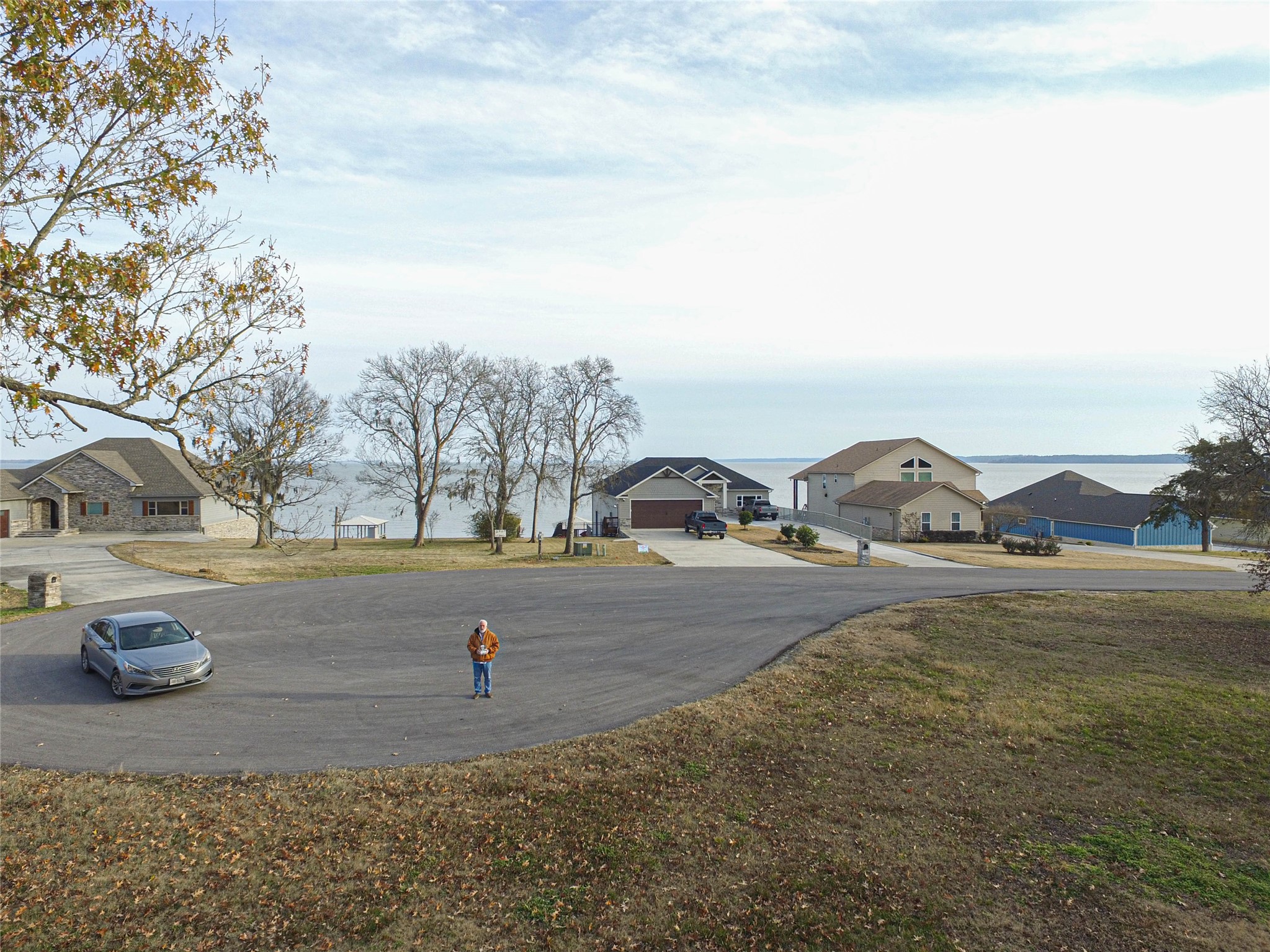 131 Legacy Boulevard Point Blank, TX 77364 - Photo 14 of 17 Front of lot looking out to waterfront across the street.