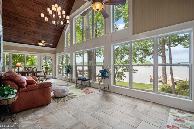 a view of a livingroom with furniture and wooden floor
