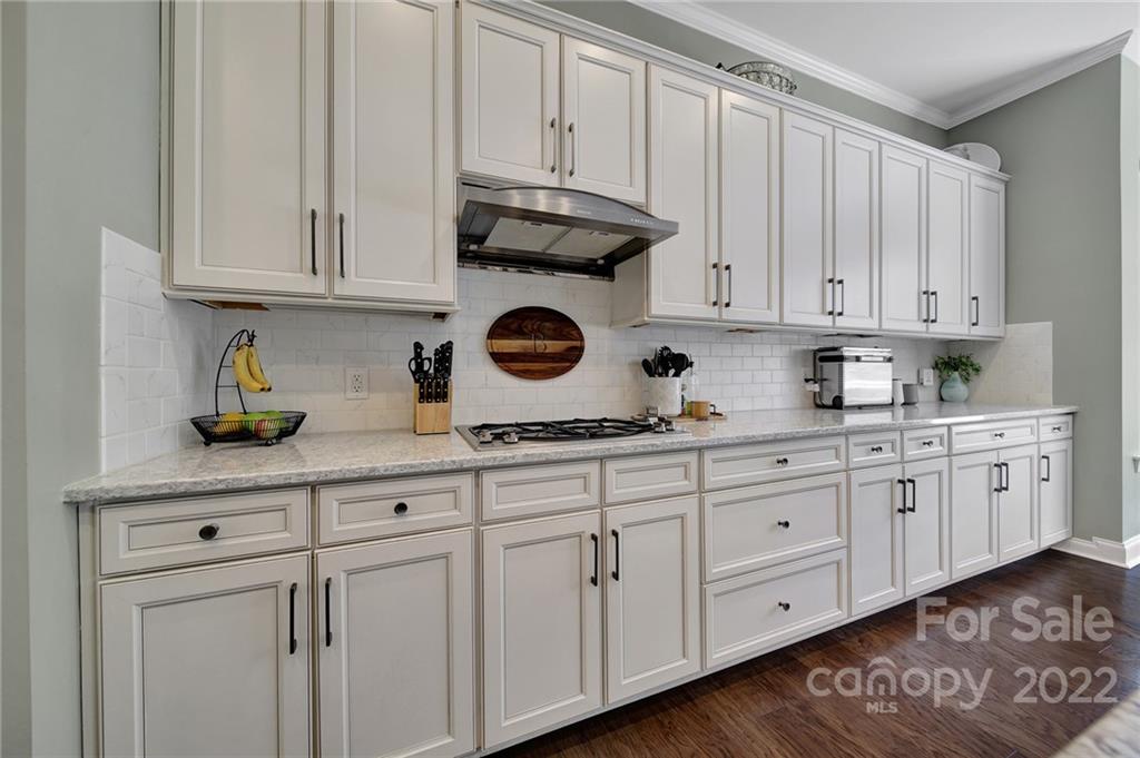 1429 Secret Path Drive Fort Mill, SC 29708 - Photo 17 of 42 a kitchen with granite countertop white cabinets and stainless steel appliances