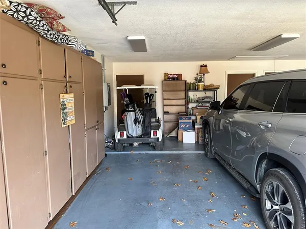 a view of a car garage