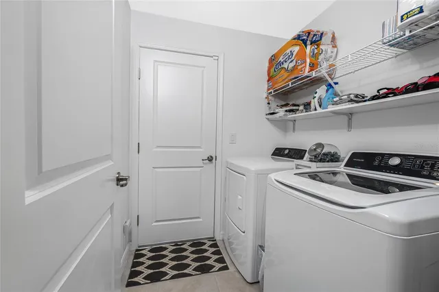 a room with storage and utility