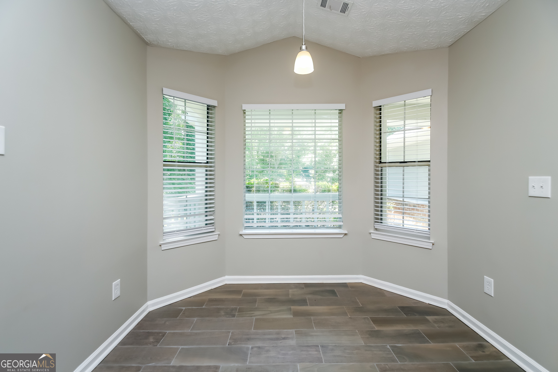 4508 High Grove Court Northwest Acworth, GA 30102 - Photo 5 of 16 an empty room with windows and chandelier fan