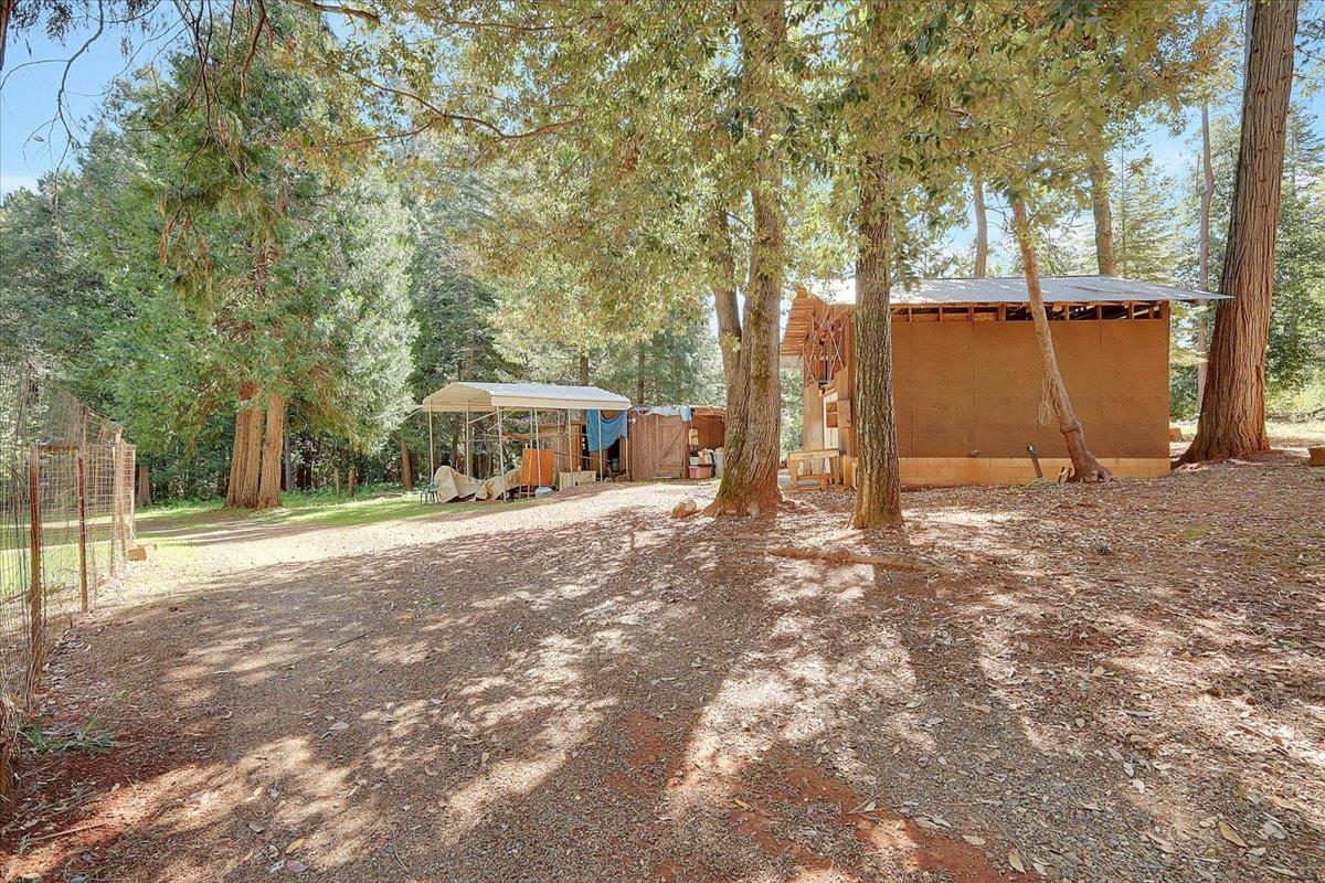 138 Big Fir Road Forbestown, CA 95941 - Photo 40 of 56 a view of a house with backyard and a tree
