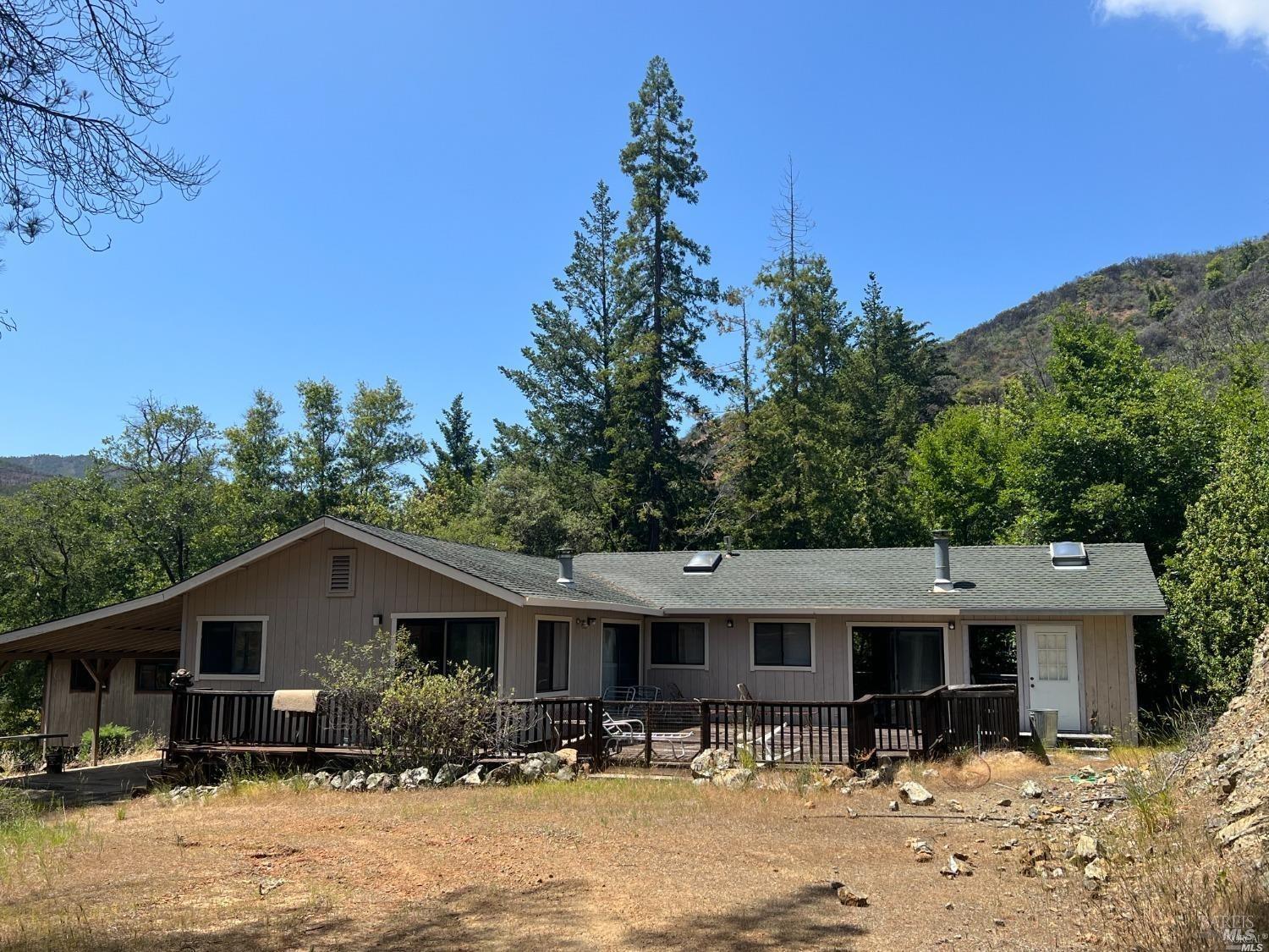 a front view of a house with a porch