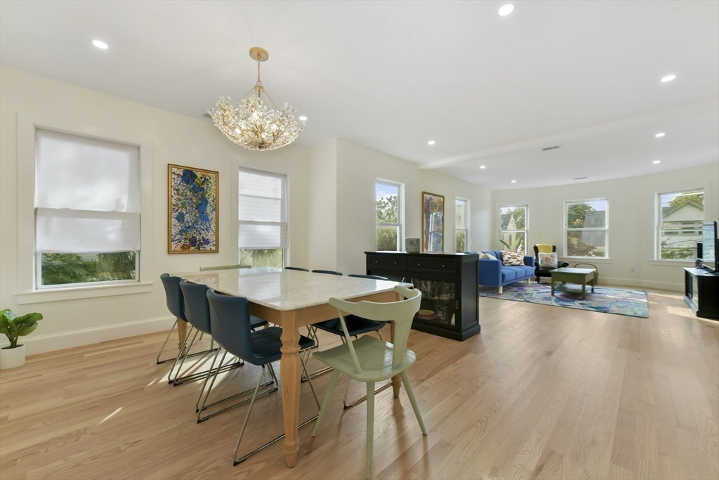 26 Bartlett Avenue Arlington, MA 02476 - Photo 5 of 27 a view of a dining room with furniture window and wooden floor