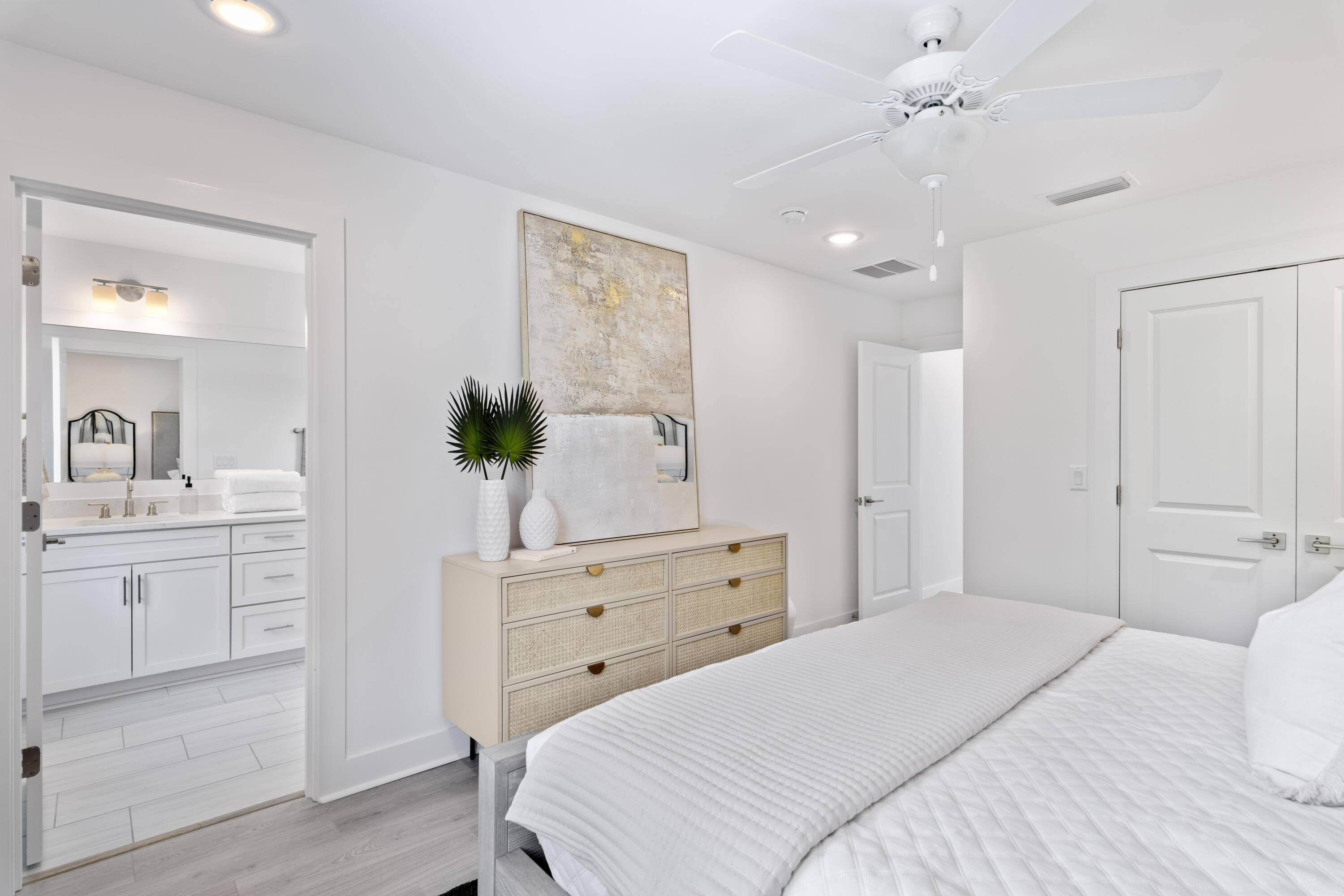 50 Blue Eden Loop, Unit LOT 39 Santa Rosa Beach, FL 32459 - Photo 16 of 29 a bedroom with a bed and a dresser