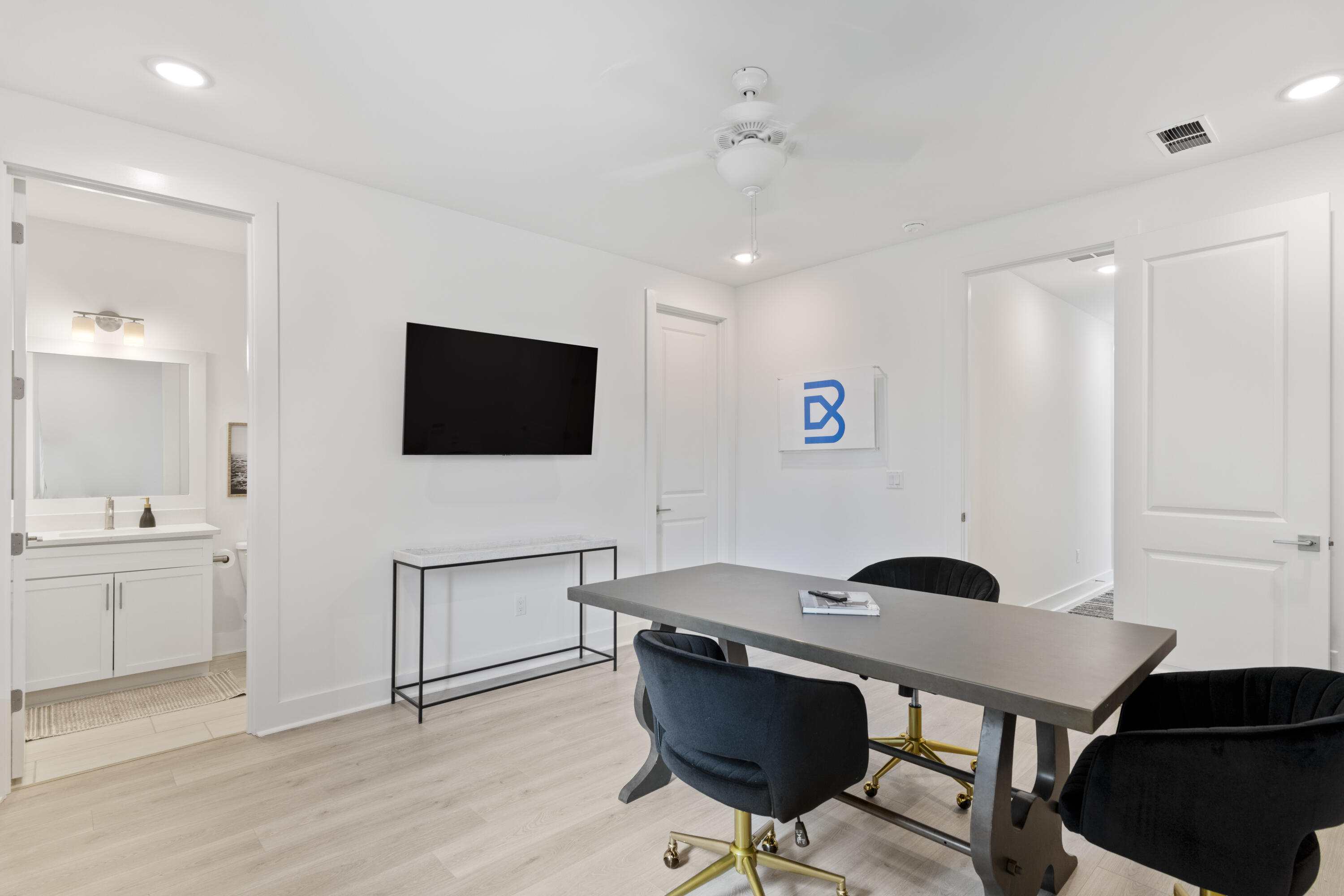 50 Blue Eden Loop, Unit LOT 39 Santa Rosa Beach, FL 32459 - Photo 25 of 29 a living room with furniture and a flat screen tv