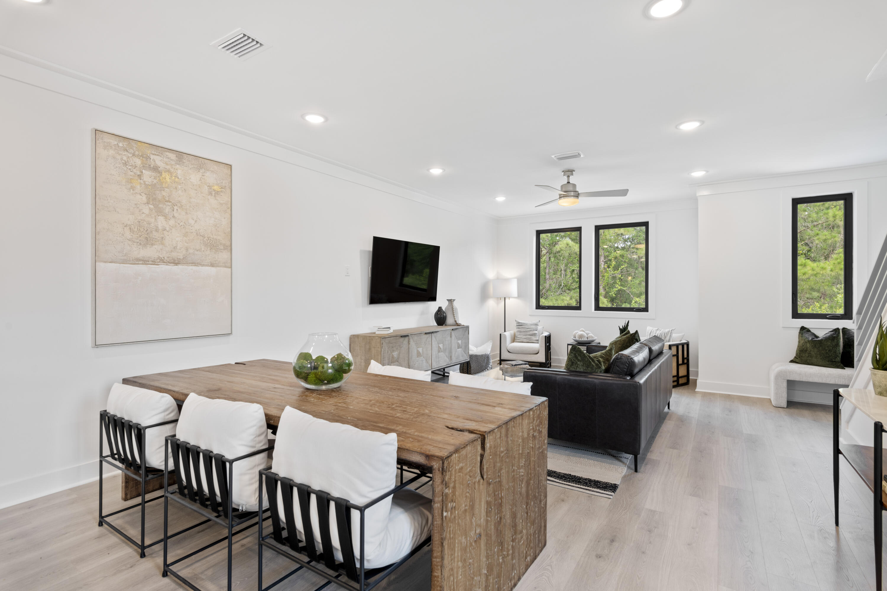 50 Blue Eden Loop, Unit LOT 39 Santa Rosa Beach, FL 32459 - Photo 10 of 29 a view of a dining room with furniture and wooden floor