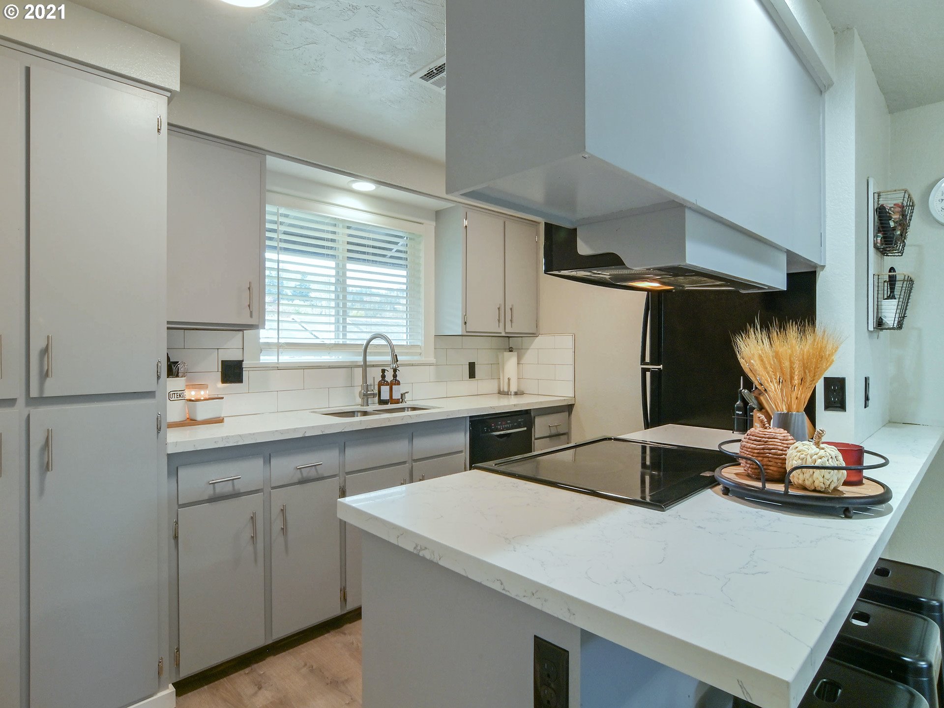 7120 B Street Springfield, OR 97478 - Photo 10 of 32 a kitchen with a sink appliances and cabinets