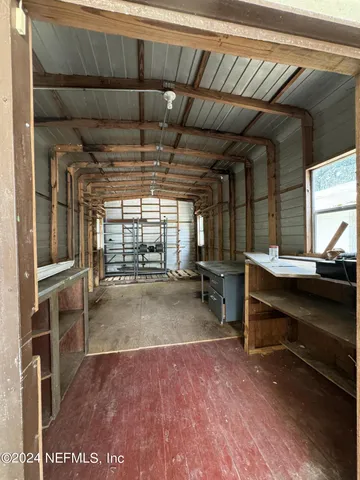 a view of storage and utility room