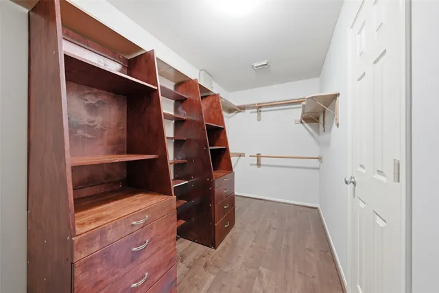 a view of walk in closet