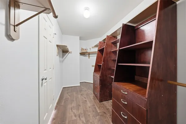 a view of walk in closet