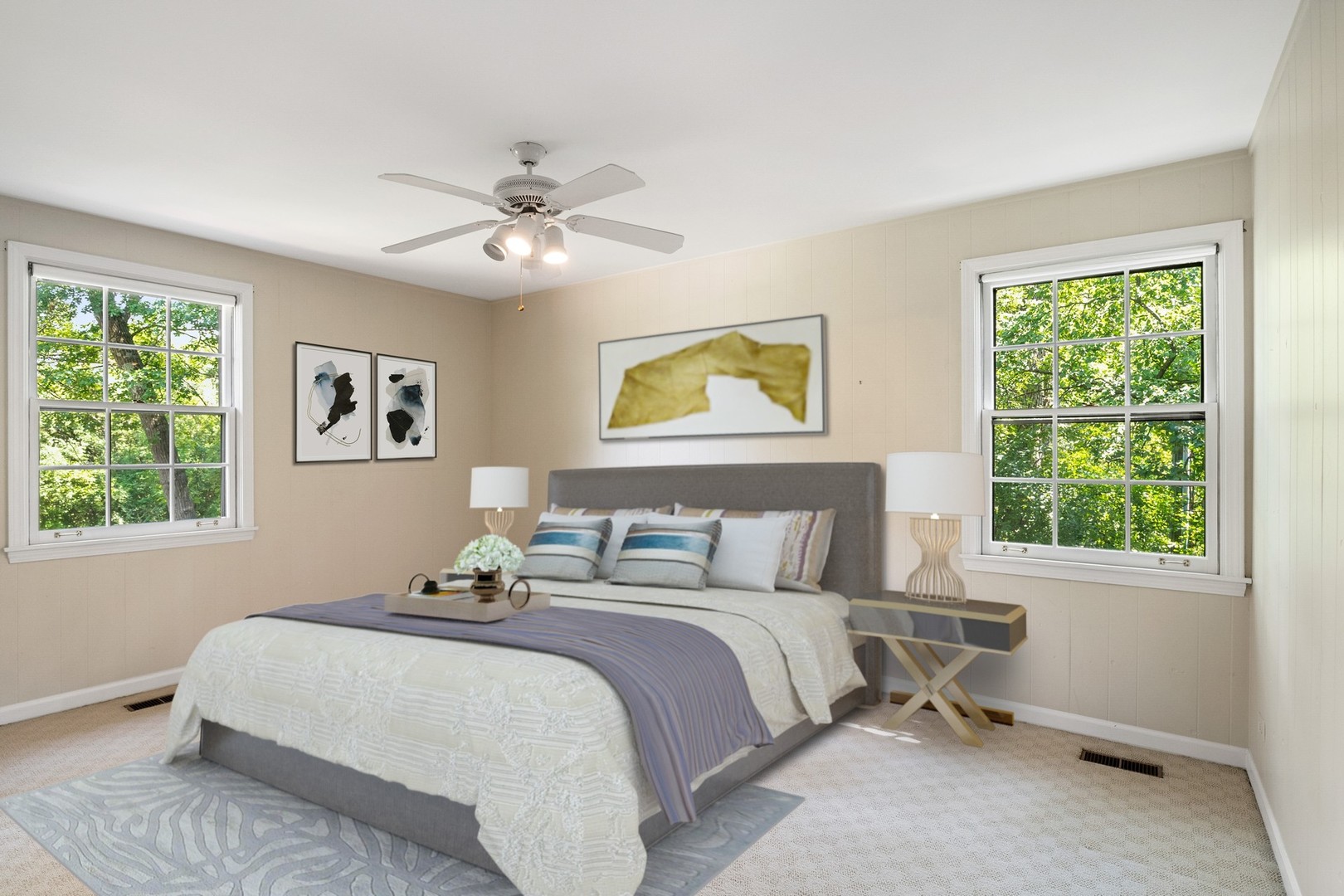 60 North Ridge Road Lake Forest, IL 60045 - Photo 22 of 36 a bedroom with a bed and a window