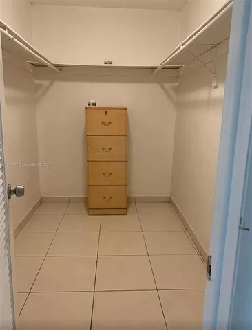 a view of a walk in closet