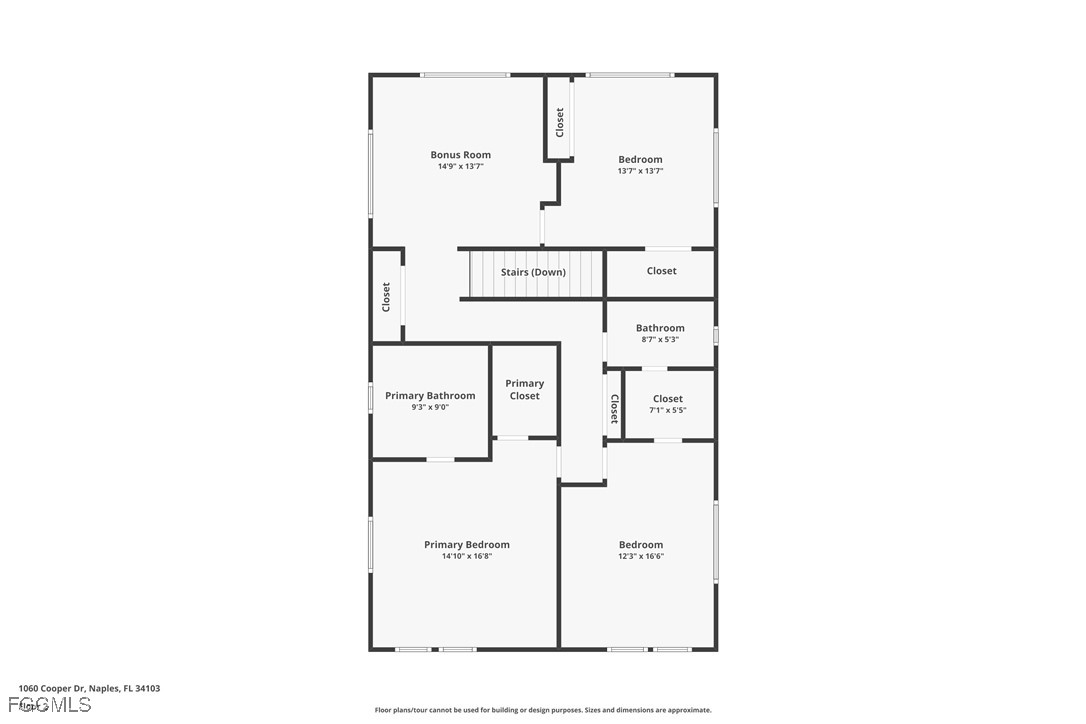 1060 Cooper Drive Naples, FL 34103 - Photo 32 of 33 a picture of a floor plan