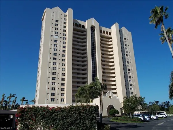 a front view of a building