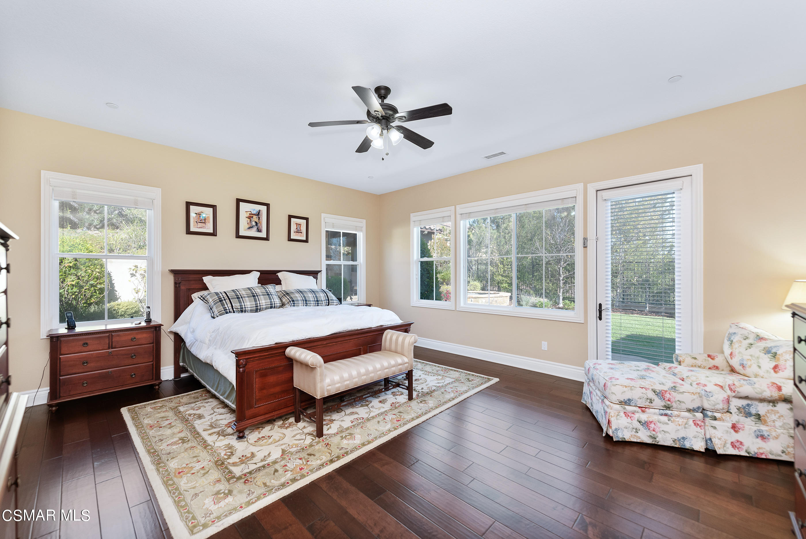 13740 Pinefield Court Moorpark, CA 93021 - Photo 31 of 62 a bedroom with a bed and a large window