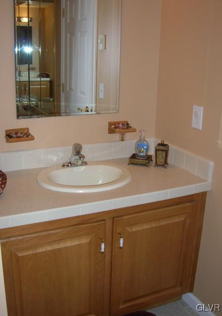 24 Spokane Road Albrightsville, PA 18210 - Photo 19 of 38 View of the Master Bathroom vanity with lighed mir