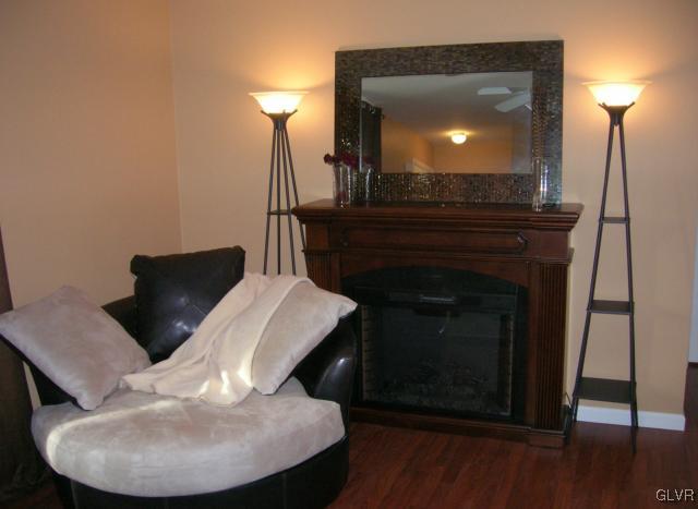 View of the living room looking out from the dinin