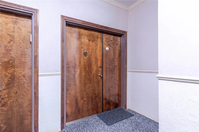 a view of front door