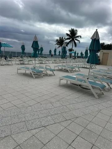 a view of outdoor space with barbeque oven