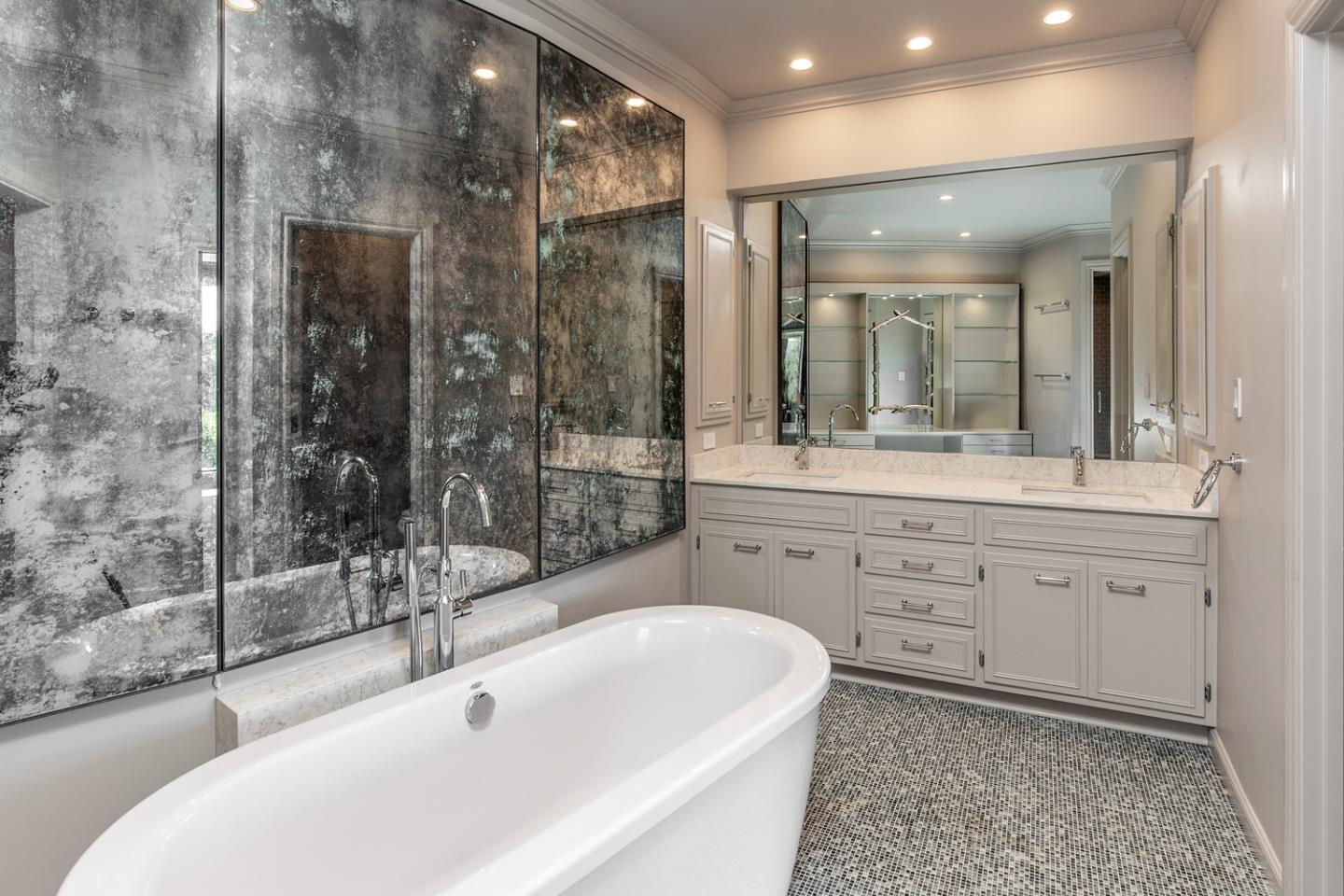 835 La Honda Road Woodside, CA 94062 - Photo 16 of 26 a bathroom with a bathtub and a sink