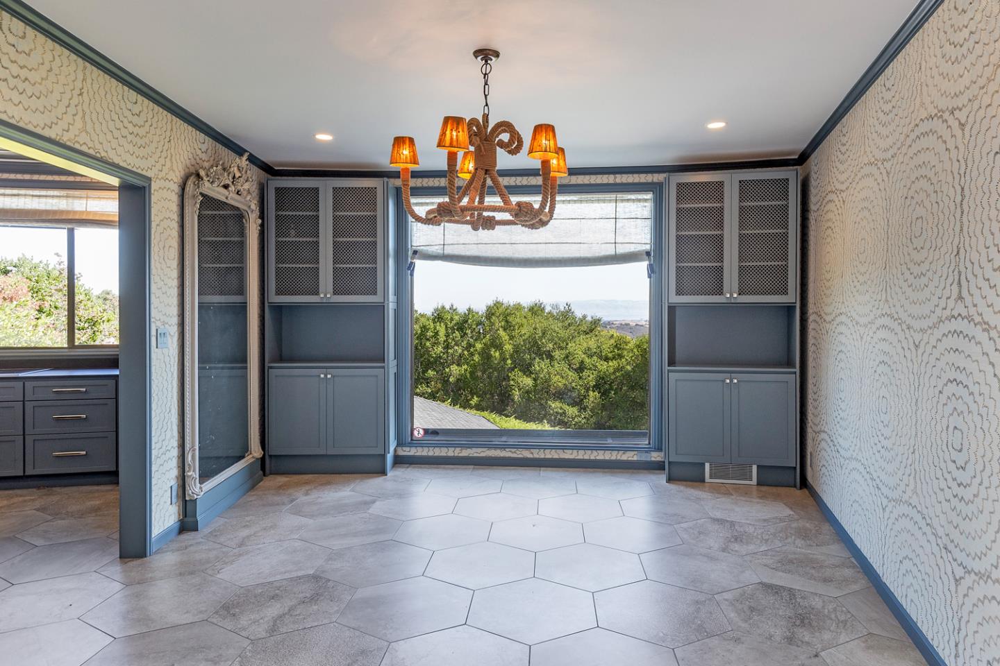 835 La Honda Road Woodside, CA 94062 - Photo 8 of 26 an empty room with windows