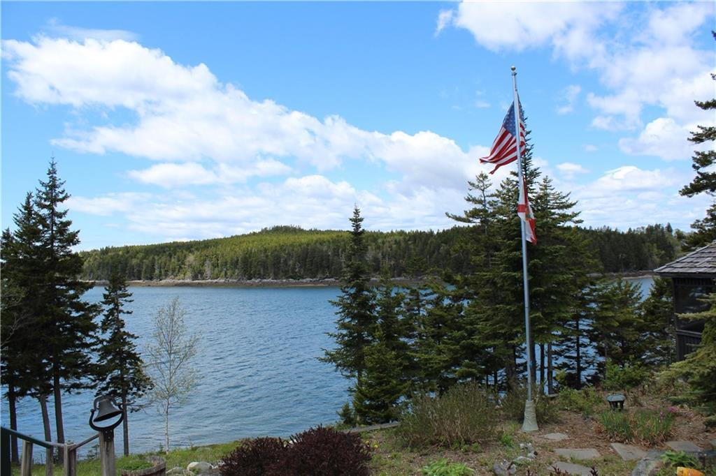 149 Chambers Point Road Roque Bluffs, ME 04654 - Photo 3 of 35 View from large wrap around deck