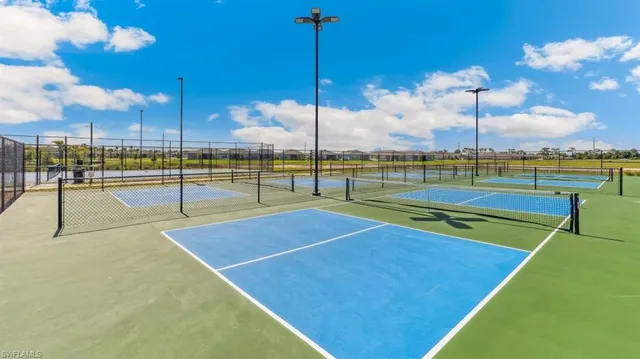 a view of a tennis court