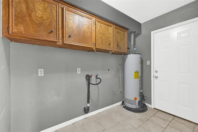 a view of water heater room