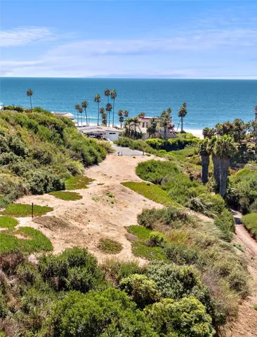 a view of a ocean with beach