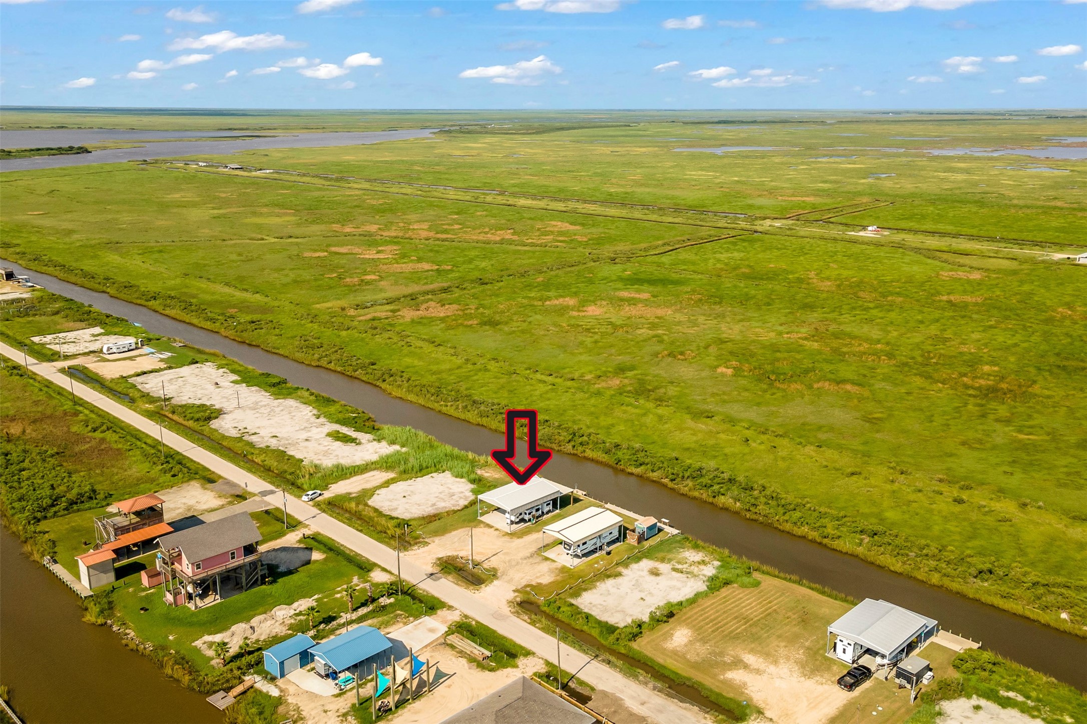 1306 Mabry Port Bolivar, TX 77650 - Photo 15 of 22 a view of an ocean from a balcony