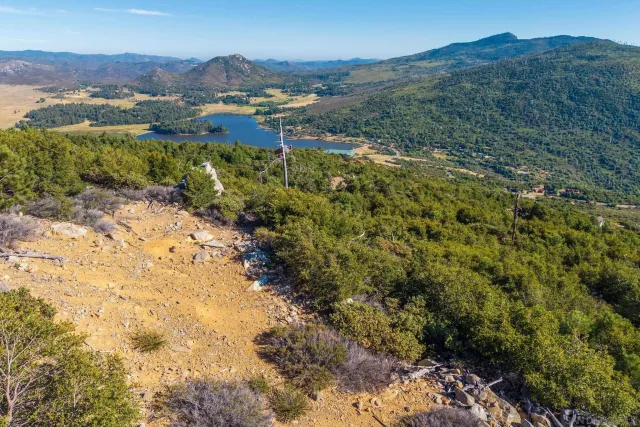 a view of mountain view with mountains in the background
