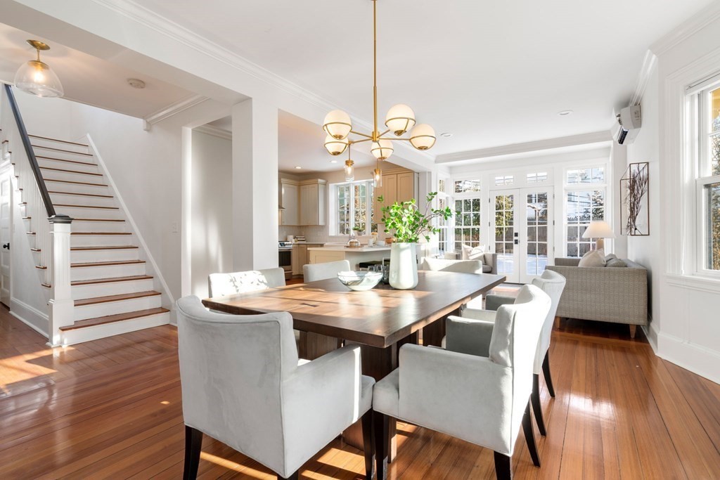 24 Maxfield Street Boston, MA 02132 - Photo 9 of 36 a view of a dining room with furniture and wooden floor